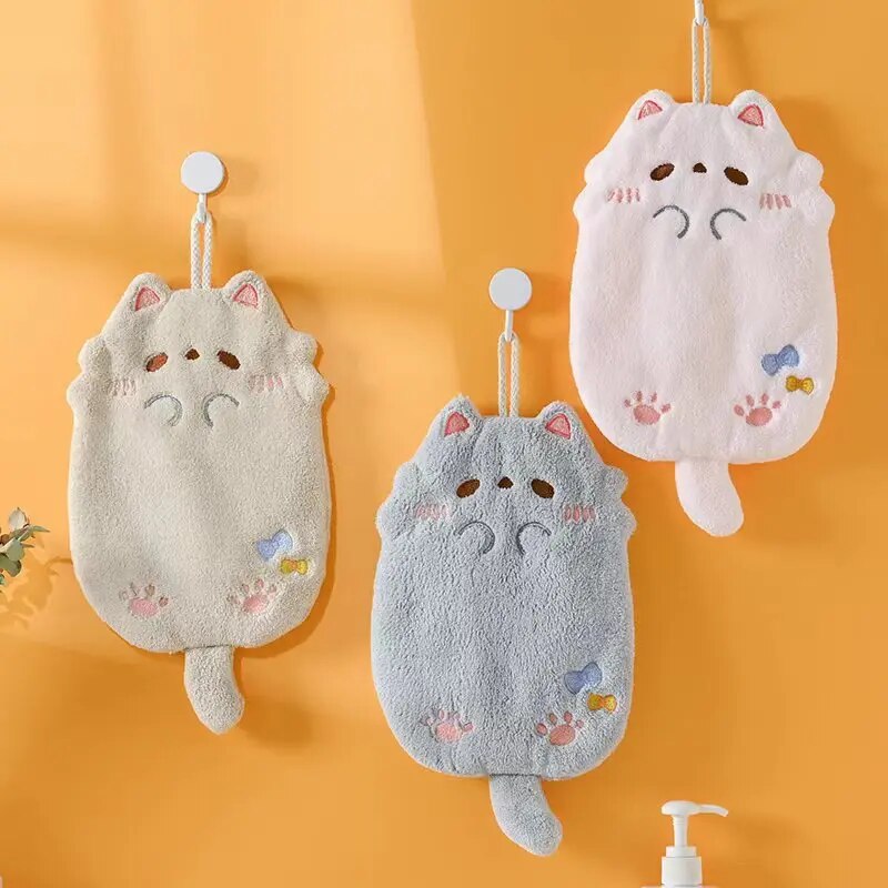 Women Kitchen Accessories - Großhandel Nette Cartoon Tanuki Hängen Handtuch