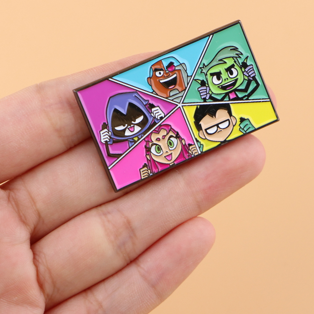 Women'S Accessories Clothing - Neue Teen-Heroes-Team Emaille-Pin-Brosche aus Legierung, Abzeichen-Accessoire