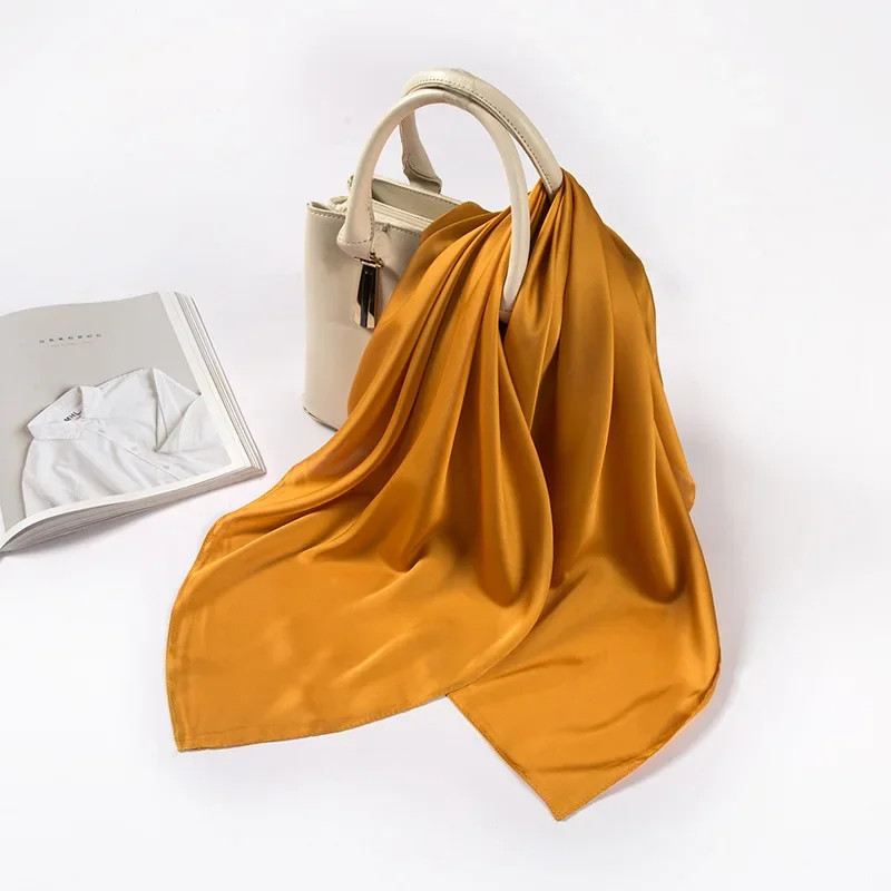 Satin-Schal für Damen 70cm Ein – Silk Scarf Square Bewertung und Preis