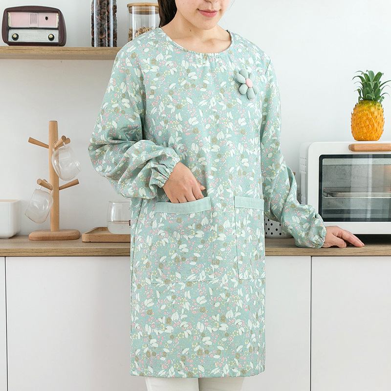 Damen Baumwoll-Langarmschürze  – Women Kitchen Accessories Bewertung und Preis