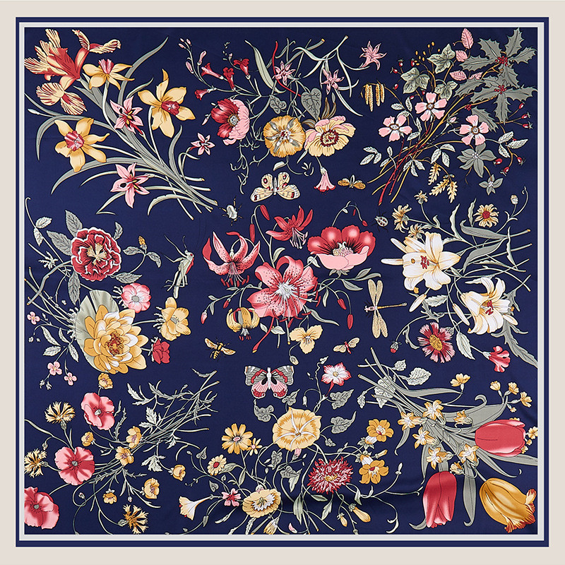 POBING Twill Seidenschal Fraue – Silk Scarf Square Bewertung und Preis