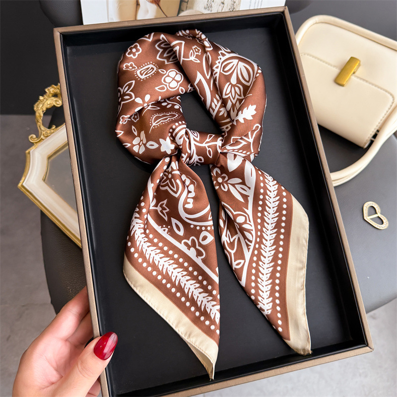 1 Stück modischer Seidenschal  – Silk Scarf Square Bewertung und Preis