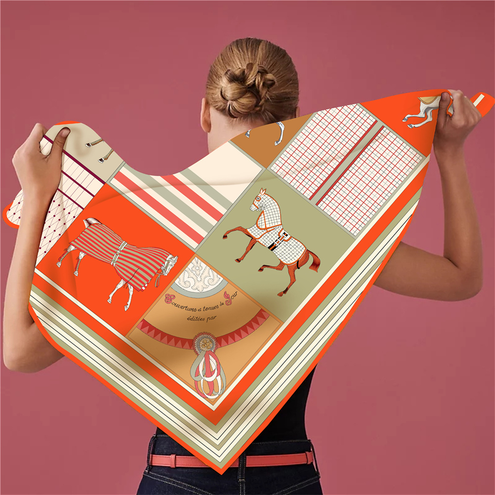 Neues Design, modische bedruck – Silk Scarf Square Bewertung und Preis