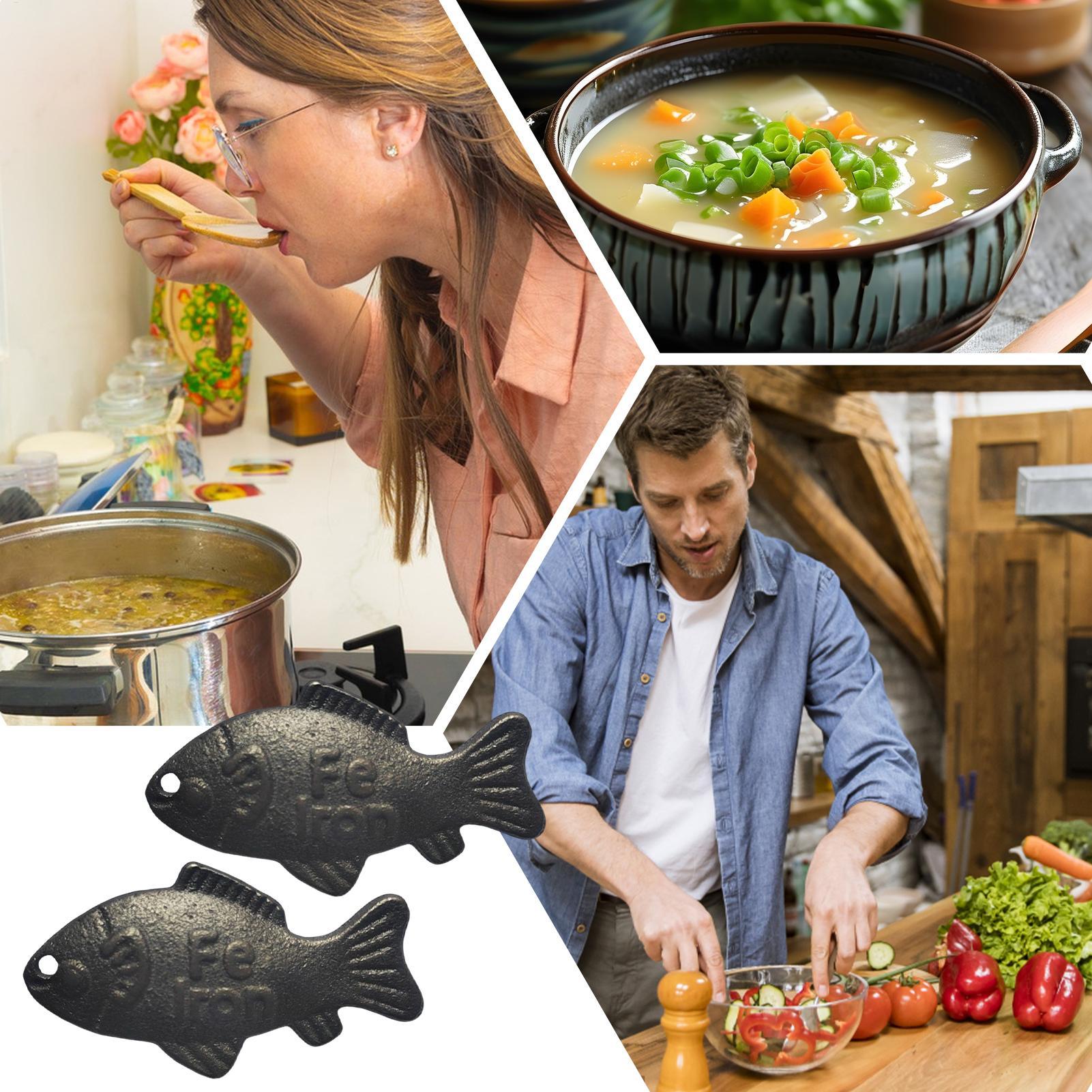 2 Stück Eisenfisch Eine natürl – Women Kitchen Accessories Bewertung und Preis