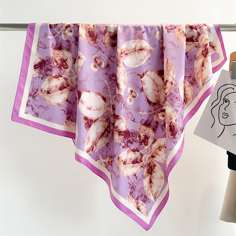 Retro 90cm bedruckte große qua – Silk Scarf Square Bewertung und Preis