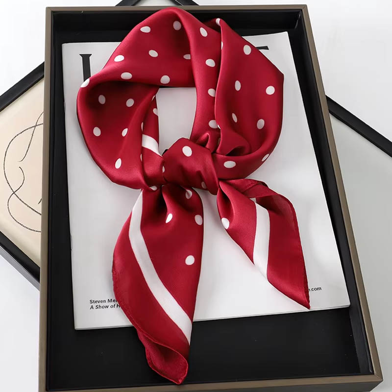 Luxus Dame Haar Dot Schal Weib – Silk Scarf Square Bewertung und Preis