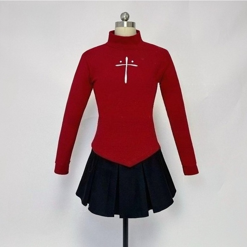 Anime Tohsaka Rin Cosplay Kost – Women'S Red Accessories Bewertung und Preis